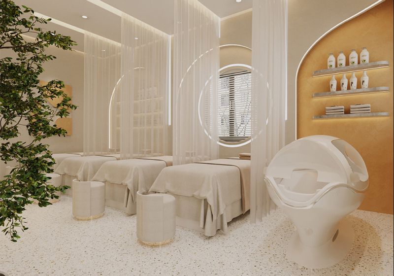 Mẫu thiết kế spa đẹp hiện đại